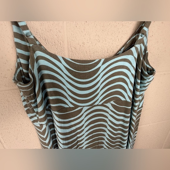 Tommy Bahama Womens Large Slinky Spaghetti Strap Maxi Dress Gown Vacation Beach - Picture 4 of 10